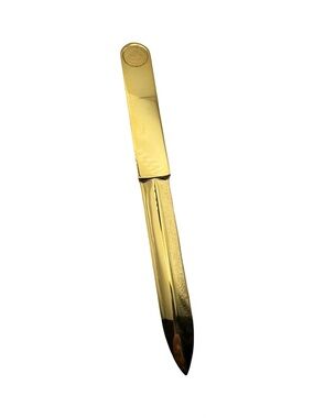 University of Toronto Scarborough UTSC Gold Tone Brass Letter Opener Souvenir